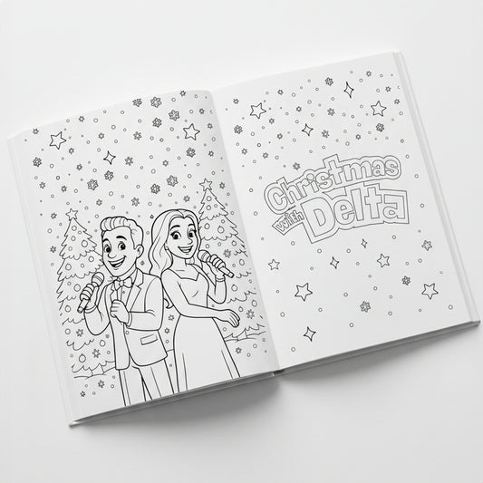 Christmas With Delta | Colouring Book