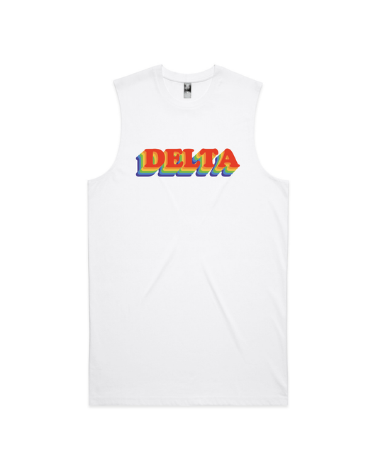 Delta Rainbow Logo | Unisex Tank