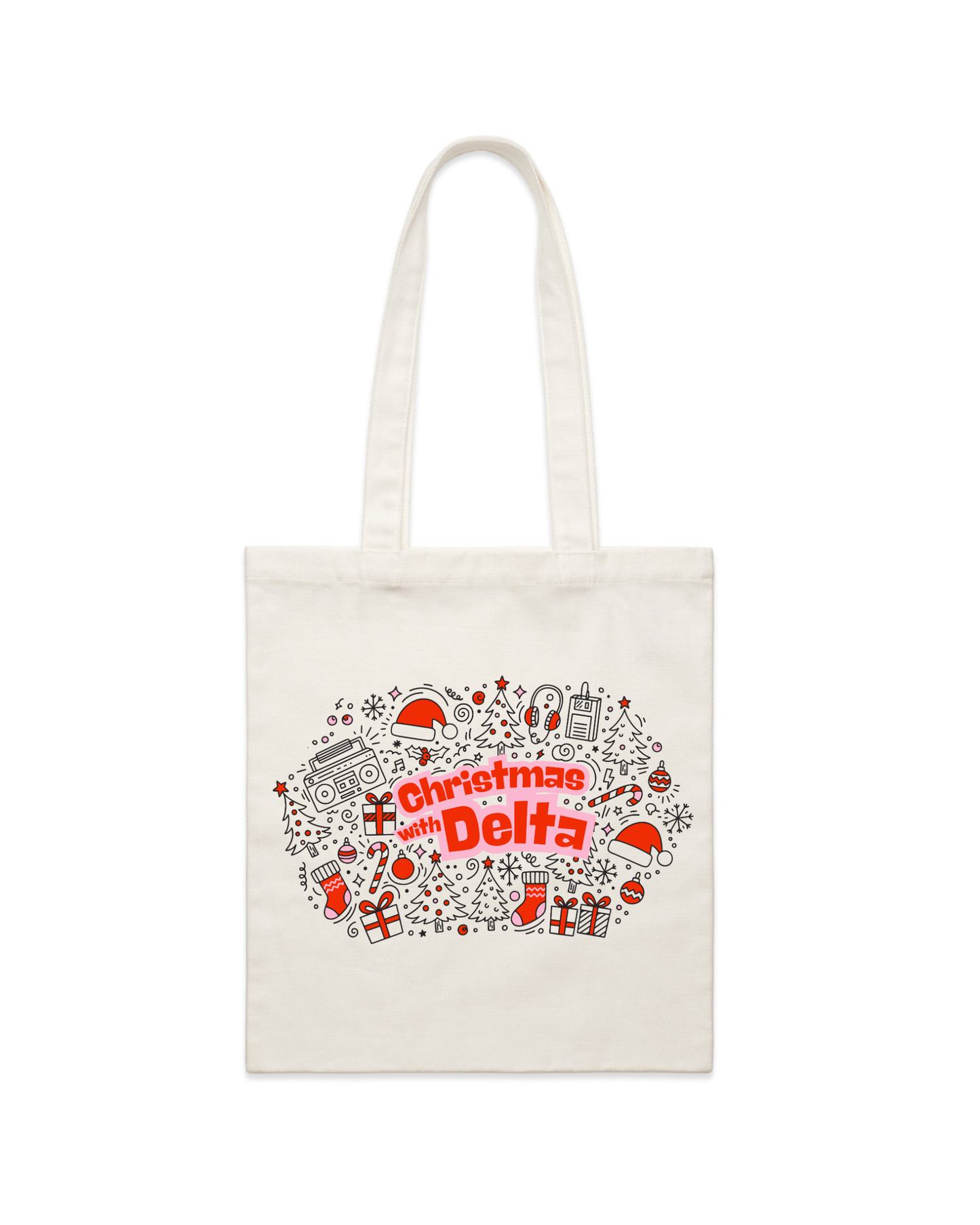 Christmas With Delta | Tote Bag