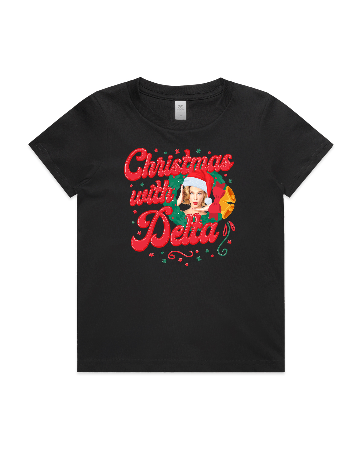 Christmas With Delta | Delta Goodrem | Kids T Shirt (COLOURS)