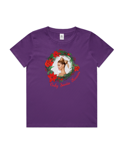 Only Santa Knows | Delta Goodrem | Kids T Shirt (COLOURS)