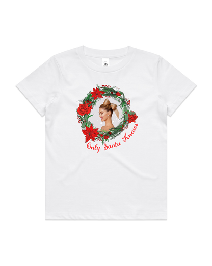 Only Santa Knows | Delta Goodrem | Kids T Shirt (COLOURS)