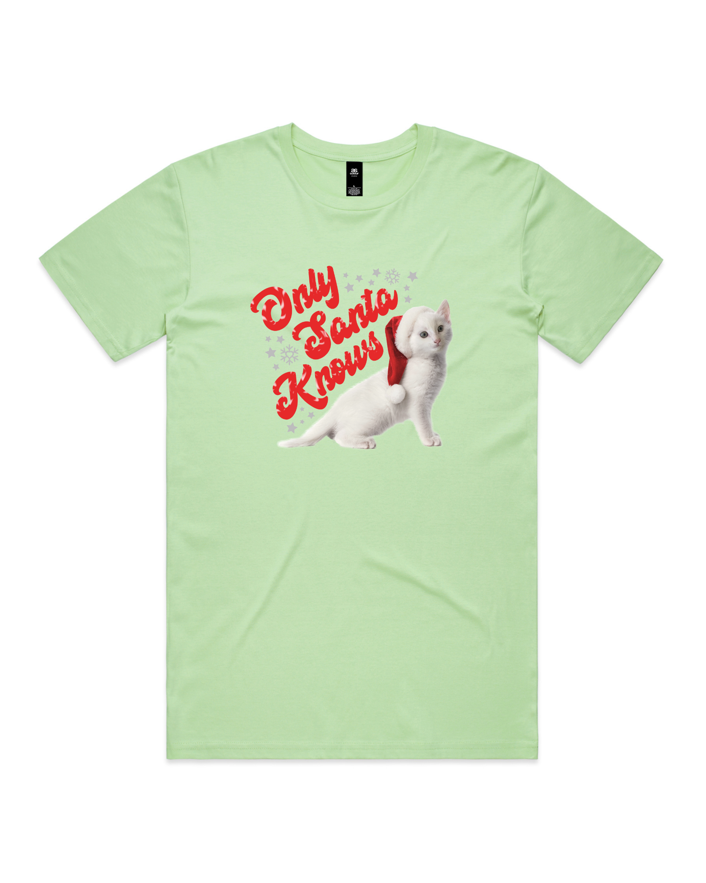 Only Santa Knows | Beanie | Delta Goodrem | Unisex T Shirt (COLOURS)