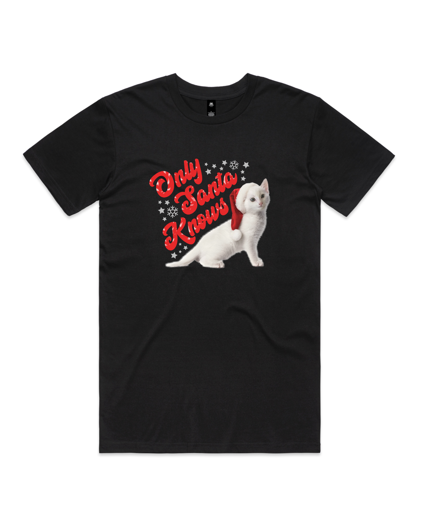 Only Santa Knows | Beanie | Delta Goodrem | Unisex T Shirt (COLOURS)