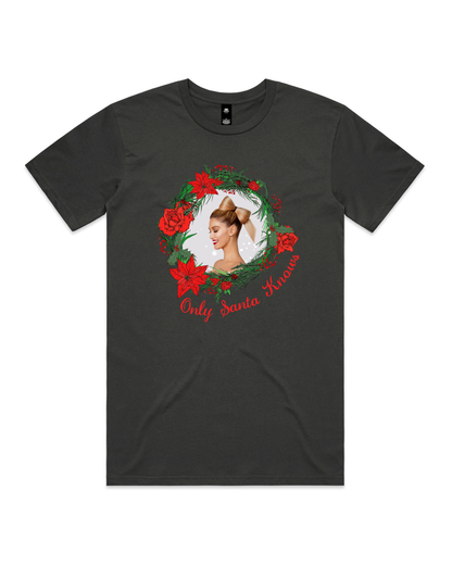 Only Santa Knows | Wreath | Delta Goodrem | Unisex T Shirt (COLOURS)