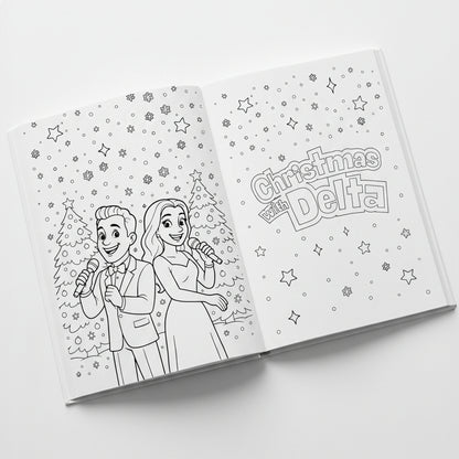 Christmas With Delta | Colouring Book