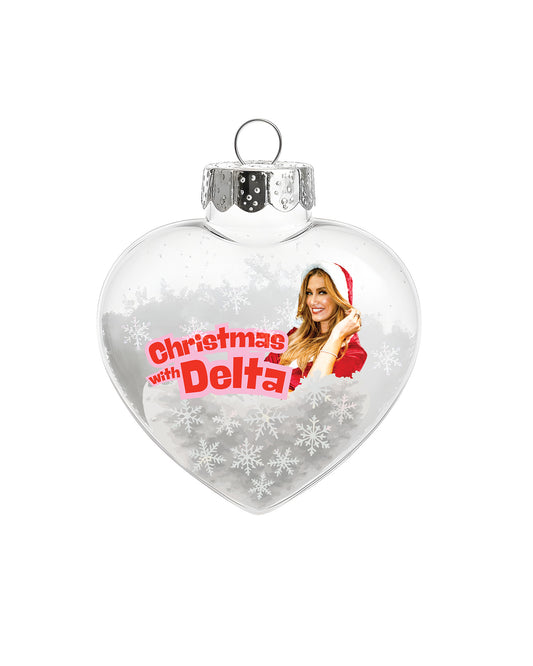 Christmas With Delta | Heart Shaped Bauble